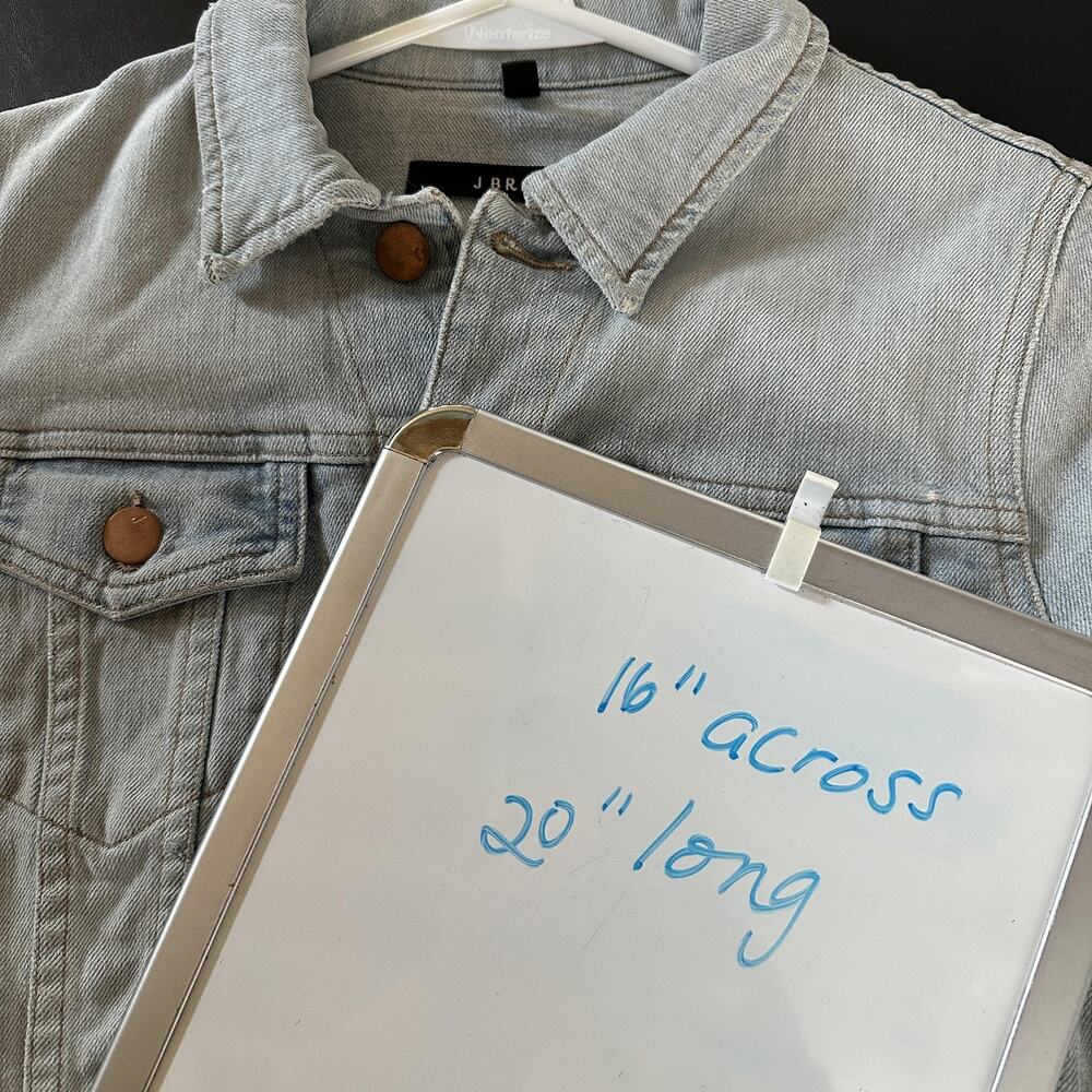 J Brand Jacket Womens XS Denim Atomic Stretch Button Up Distressed 40503225 - Picture 13 of 13